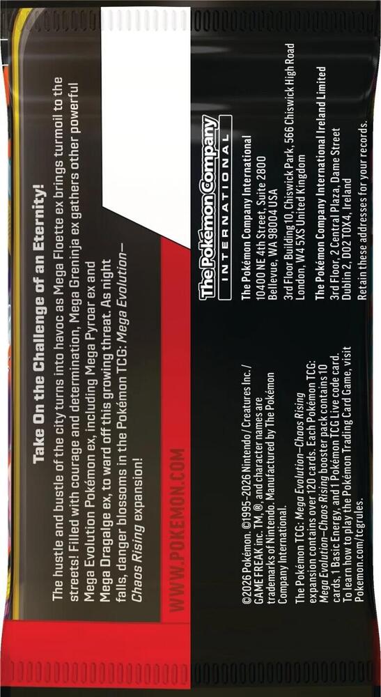 Chaos Rising Booster Pack - ME04: Chaos Rising (CRI)